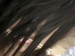 Sexy Asian hogtied outdoors will lots of toy action