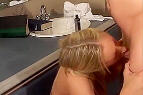 Sexy Blonde Fucked Hard In Toilets By White Cock