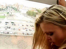 Sexy Blonde, Liliane Tiger, Gets Drenched In Cum 