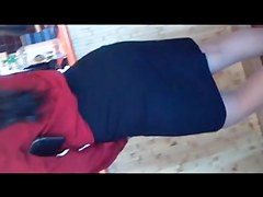 Sexy Brunette in a Skirt 2