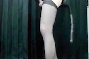 Sexy CD masturbating to finish