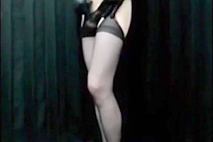 Sexy CD masturbating to finish