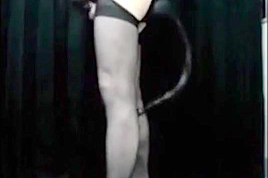 Sexy CD masturbating to finish