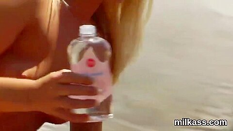 Sexy Lesbos Fill Up Their Massive Bootys With Milk And