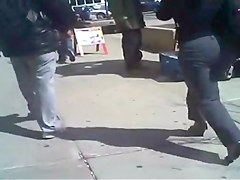 Sexy & Juicy BBW Latina Booty X 2 Walking on da Streets