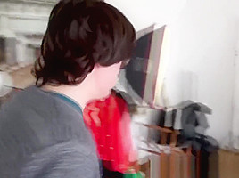 Sexy lady gives amazing deepthroat blowjob