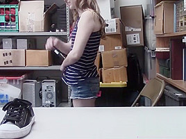 Sexy teen 18+ Gets Dick Punishment For Theft