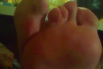 Sexy wrinkled soles Step mom mature