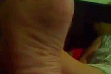 Sexy wrinkled soles Step mom mature