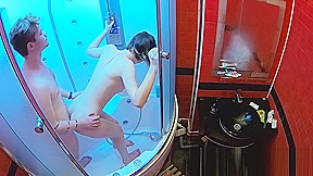 She gives him blowjob and then Colin fucks her and cums in her mouth