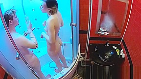 She gives him blowjob and then Colin fucks her and cums in her mouth
