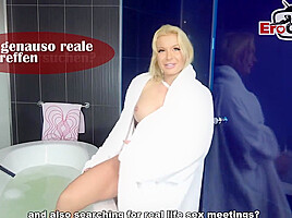 Shemale model fucks guy anal and he fuck her