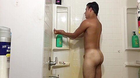 Shower and Cum Quick With Moaning