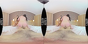 Shy Eastern European Girls First Time Threesome; Amateur MFF Threesome with Sexy Brunette Babes
