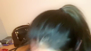 Shy Virgin teen 18+ gives hot first blowjob!