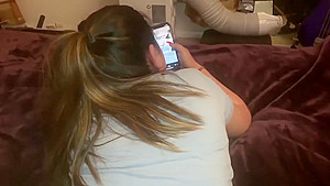 Shy Virgin teen 18+ gives hot first blowjob!