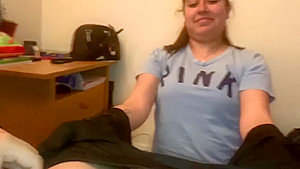 Shy Virgin teen 18+ gives hot first blowjob!