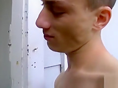 Slender gay guy fucking