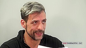 Slim Latino face jizzed by DILF after enjoying rimjob