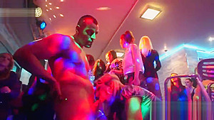 Slutty teens 18+ get fully delirious and undressed at hardcore party