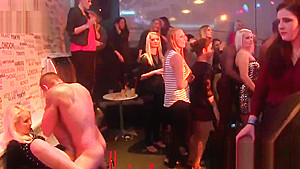Slutty teens 18+ get fully delirious and undressed at hardcore party