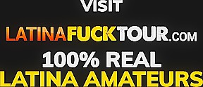 Small Latina teen 18+ Swallows Cum From Giant Cock!