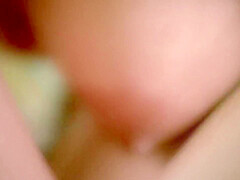 Small Tit Brunette Gives Blowj