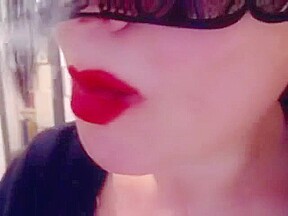 Smoking Fetish & Spitting Pov ITA-GER Mistress Cam