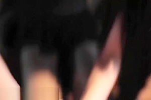 Spectacled asian tgirl goes down on some dick