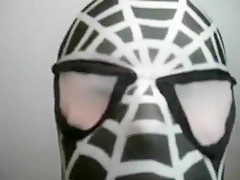 Spiderman Lycra Bondage Crush