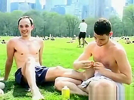 Sporty homos feet oiled up and tickled by his friends