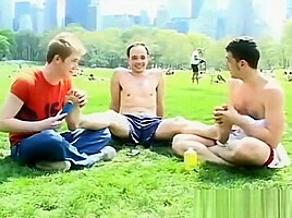 Sporty homos feet oiled up and tickled by his friends