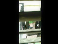 Spying on Chubby College Girl taking a loud Dump