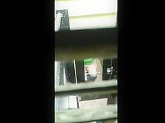 Spying on Chubby College Girl taking a loud Dump