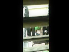 Spying on Chubby College Girl taking a loud Dump