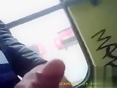 Squirting cum on pretty girls in public
