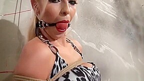 Standing Strappado Ballgagged