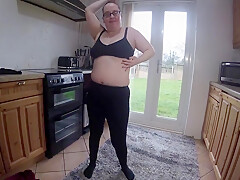 Step mom Strips Naked In The Window