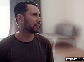 Stepdad spitting in stepdaughters mouth before fucking her