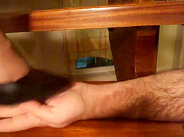 Stiletto Pumps Tramples hand closeup