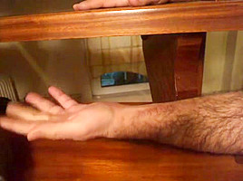 Stiletto Pumps Tramples hand closeup