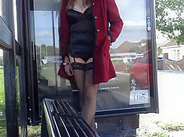 Stocking flash in public places
