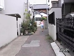 Store sharking attack with adventurous pretty gal being caught off the guard