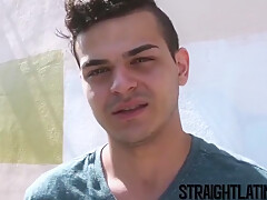Straight Latino Guy Cums Hard While Being Barebacked In Pov