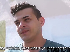 Straight Latino Guy Cums Hard While Being Barebacked In Pov