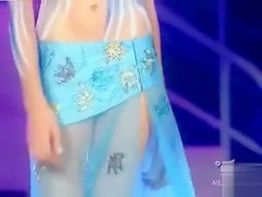 Stunning models in a sexy runway fashion show