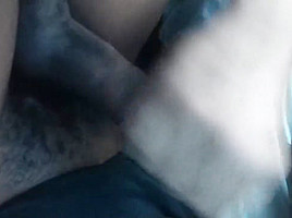 Sucking BBC in his car while he smokes a blunt