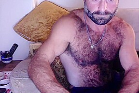 Sunday Bare Up Dilf Smoking On Couch