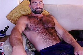 Sunday Bare Up Dilf Smoking On Couch