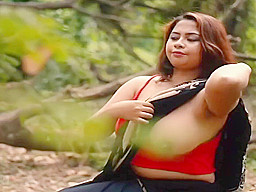 Super Busty Cute Wife Outdoor Video Shoot
